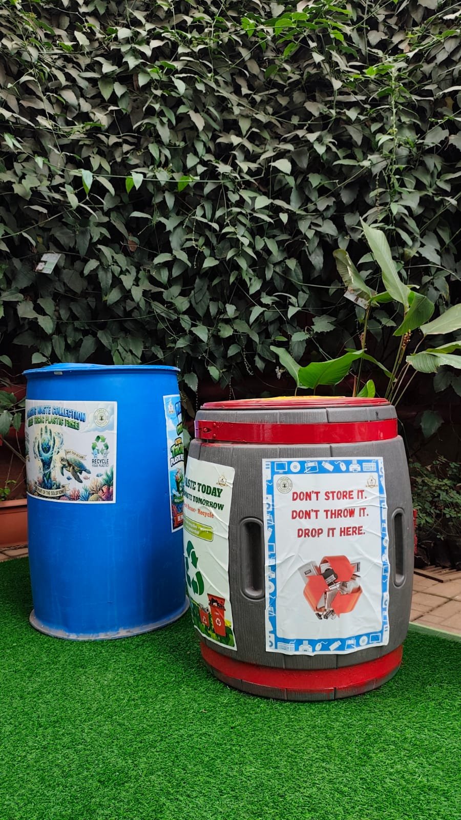 Green Club Installs E-Waste and Plastic Waste Tumblers